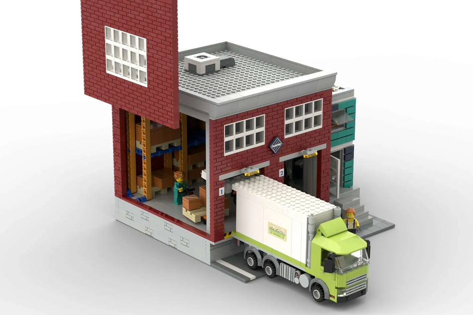 Lego warehouse discount