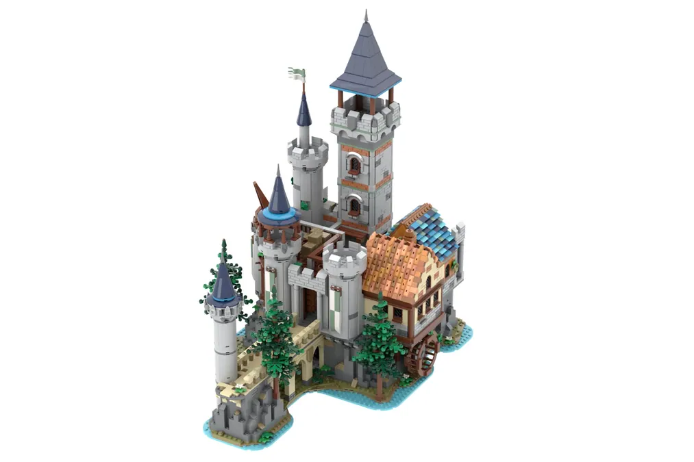 Jeg tror, ​​jeg er syg at opfinde Lada LEGO IDEAS - The Medieval Fortress (Castle)