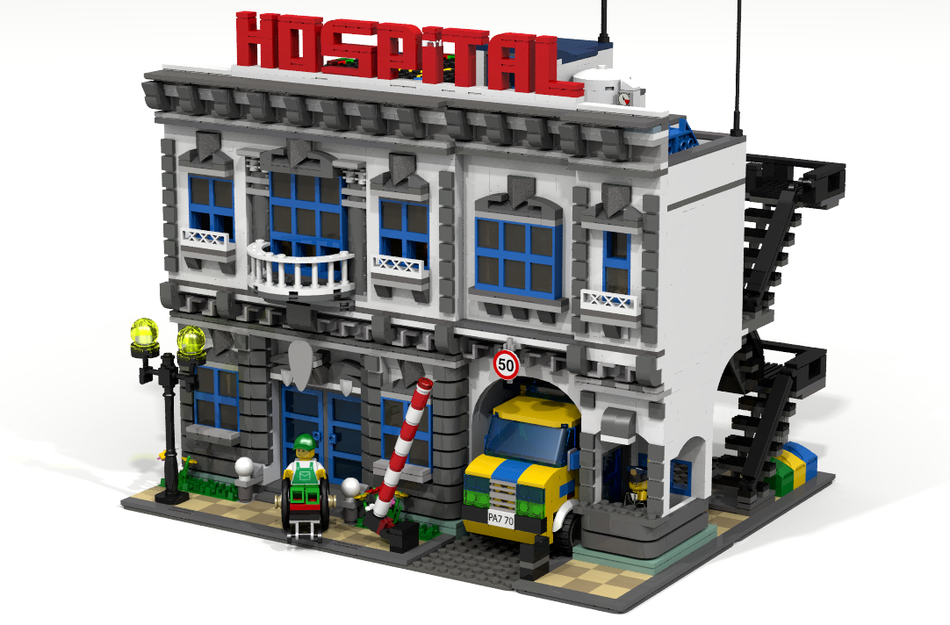 Lego sales hospital modular