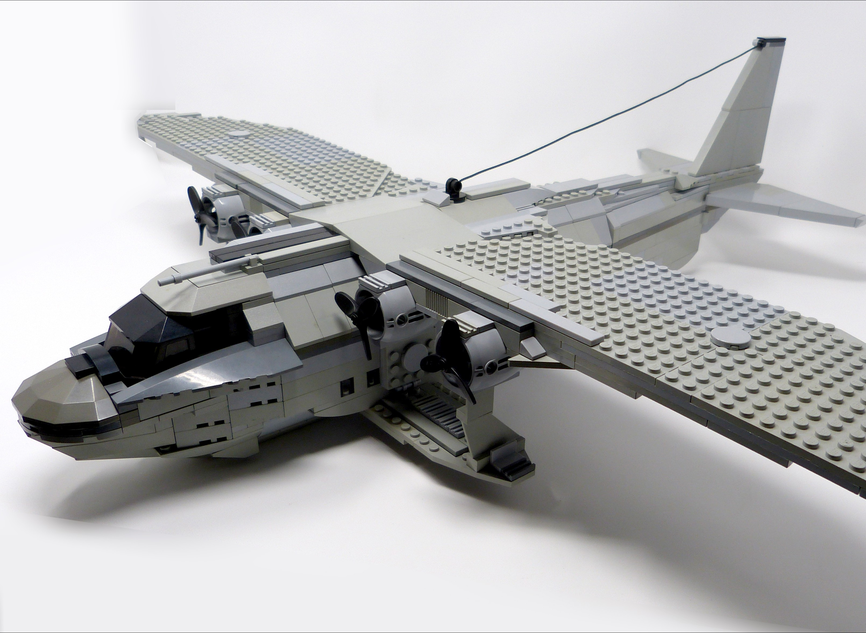 Lego military cargo online plane