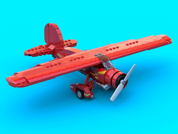 amelia earhart toy plane