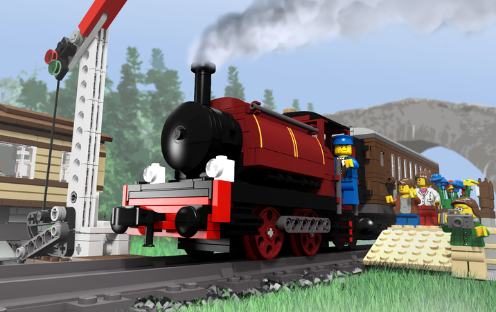 lego steam train set