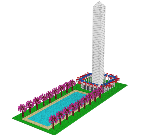 lego architecture washington monument