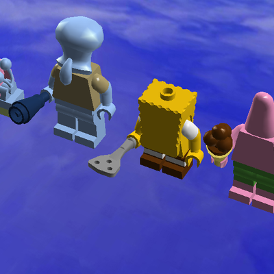 lego spongebob pineapple