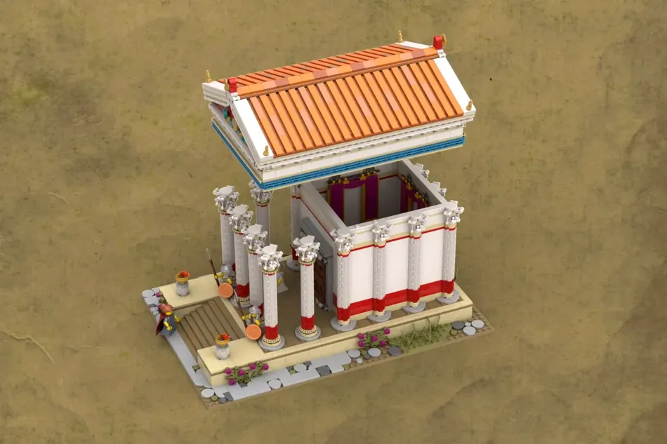 Lego roman hot sale temple