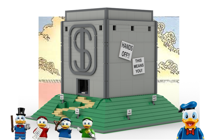 ducktales money bin playset