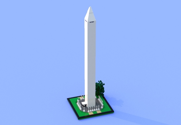 LEGO IDEAS - Washington Monument (2019 Re-Opening with Security Center)