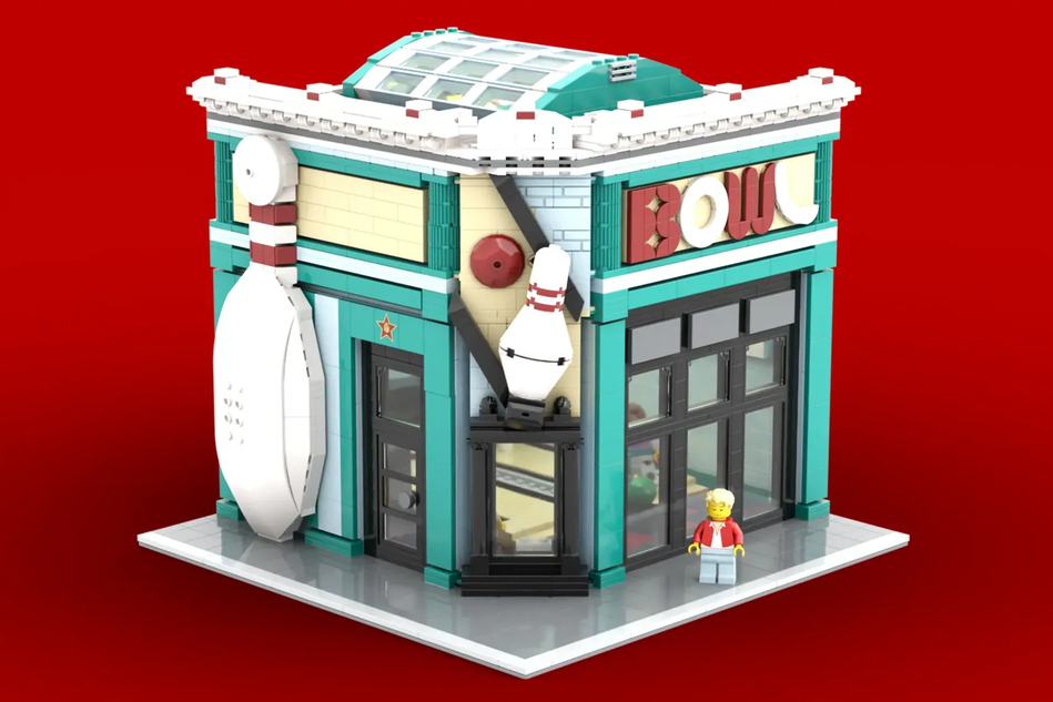 Lego bowling hot sale alley