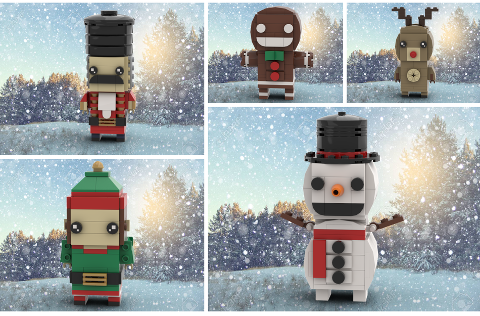 Lego outlet brickheadz snowman