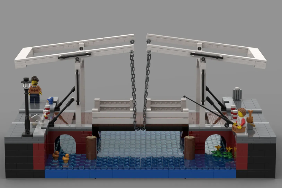 How many Lego bricks would it take to build a bridge between