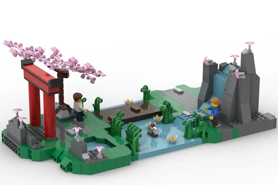 Japanese Garden  Cool lego creations, Lego projects, Lego creations