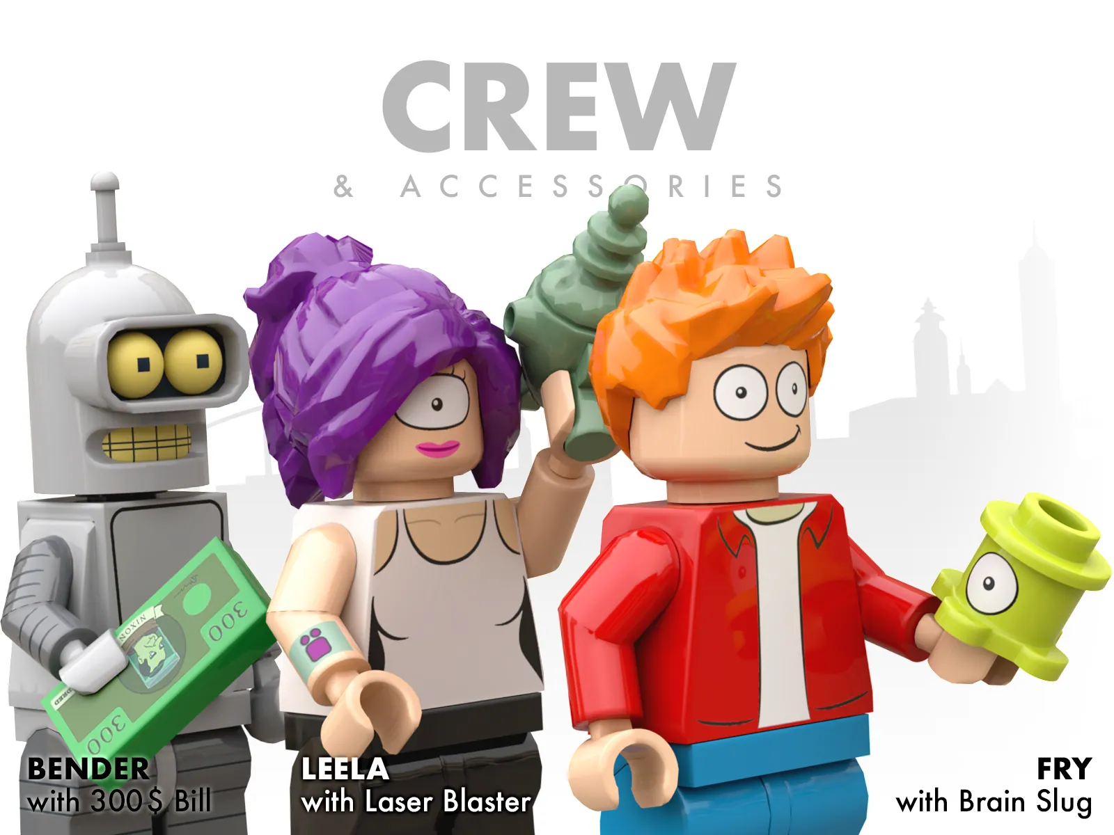 Futurama Microfighter | LEGO® Ideas, image size:1600x1200