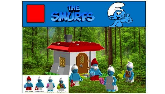 Lego smurfs outlet