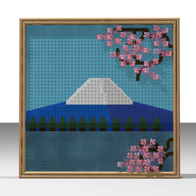 LEGO IDEAS Celebrate Japanese Culture Mount Fuji