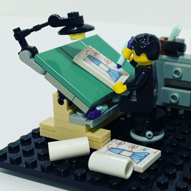 Lego discount desk moc