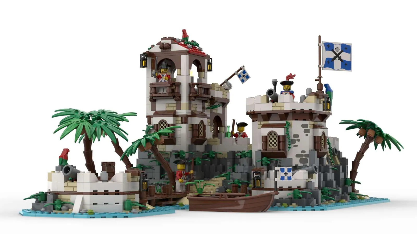 Classic LEGO Pirates port makes it into second 2022 LEGO Ideas review