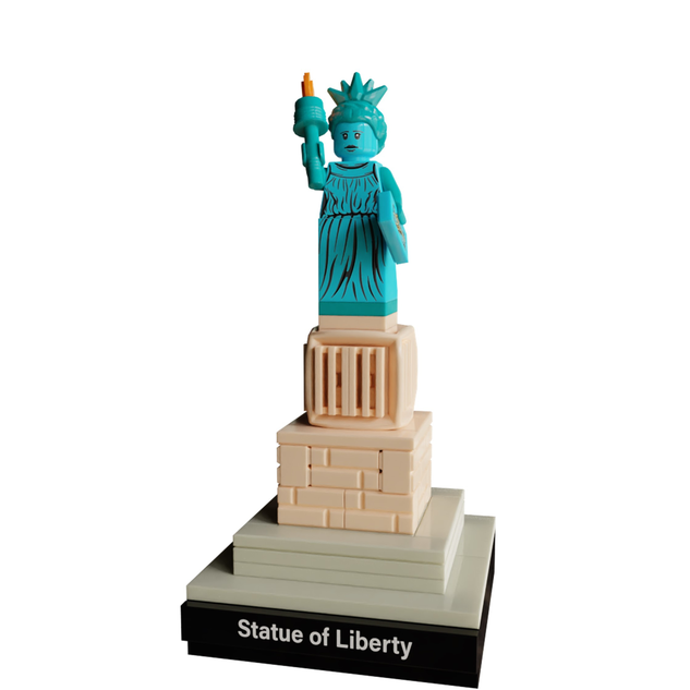 Statue of liberty lego hot sale figure