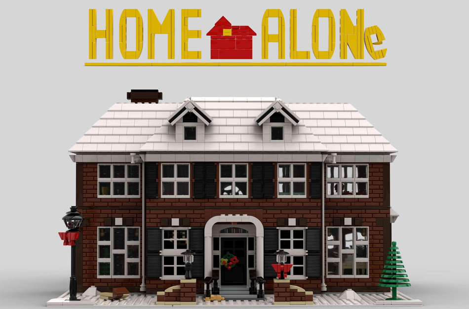 Home alone best sale lego house