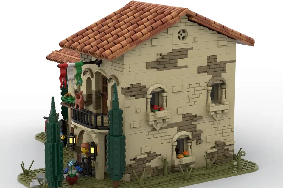 Lego colonial online house