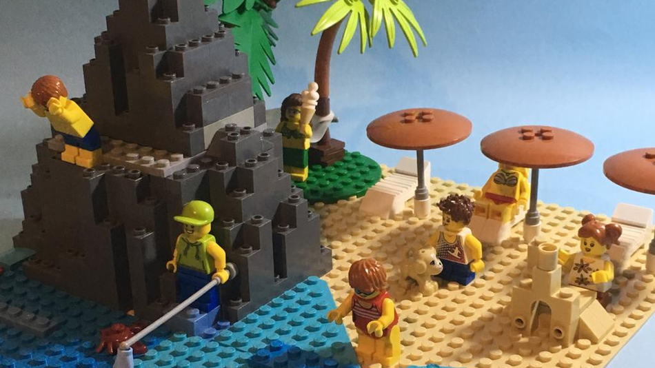 Lego discount desert island