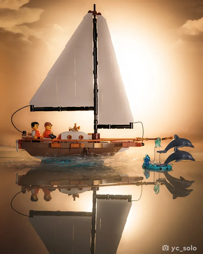 Lego best sale sailing boat