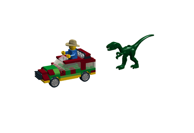 mini lego jurassic park