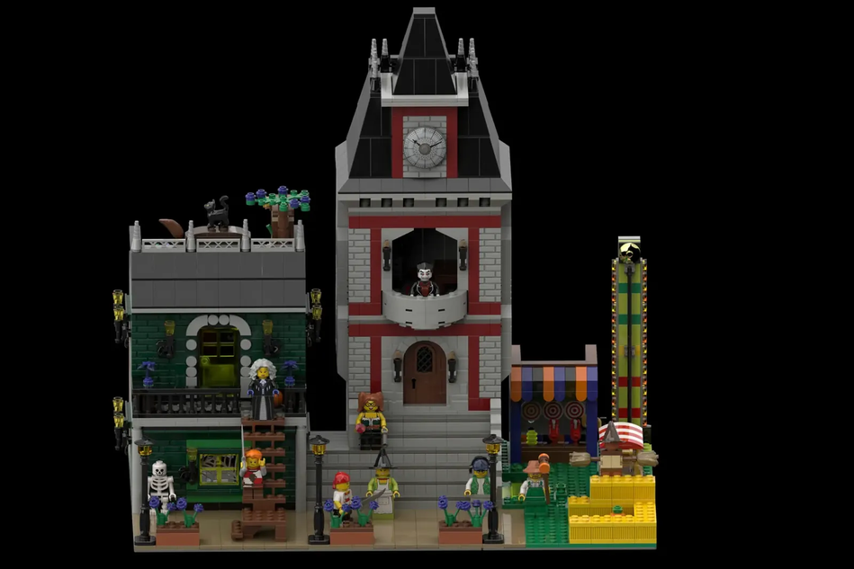 Lego tower 2024 halloween