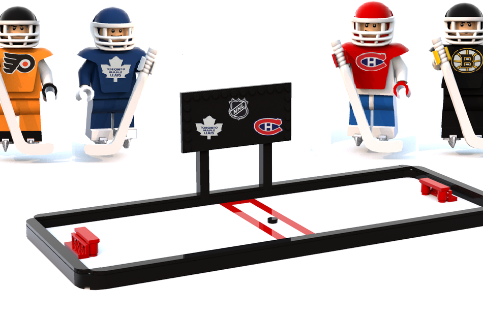 Hockey legos best sale