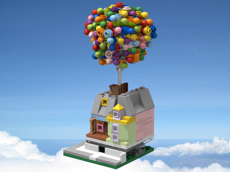 LEGO Ideas Pixar's Up House With Balloons Achieves 10,000 Supporters - The  Brick Fan