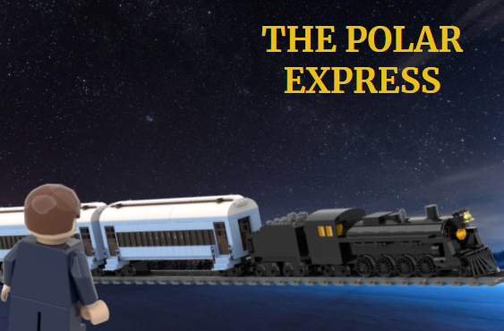 Polar express train lego online