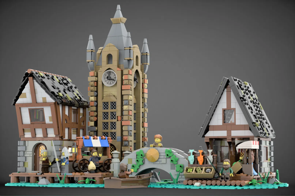 LEGO Ideas: Medieval Market Raggiunge 10.000 Sostenitori - Mattonito