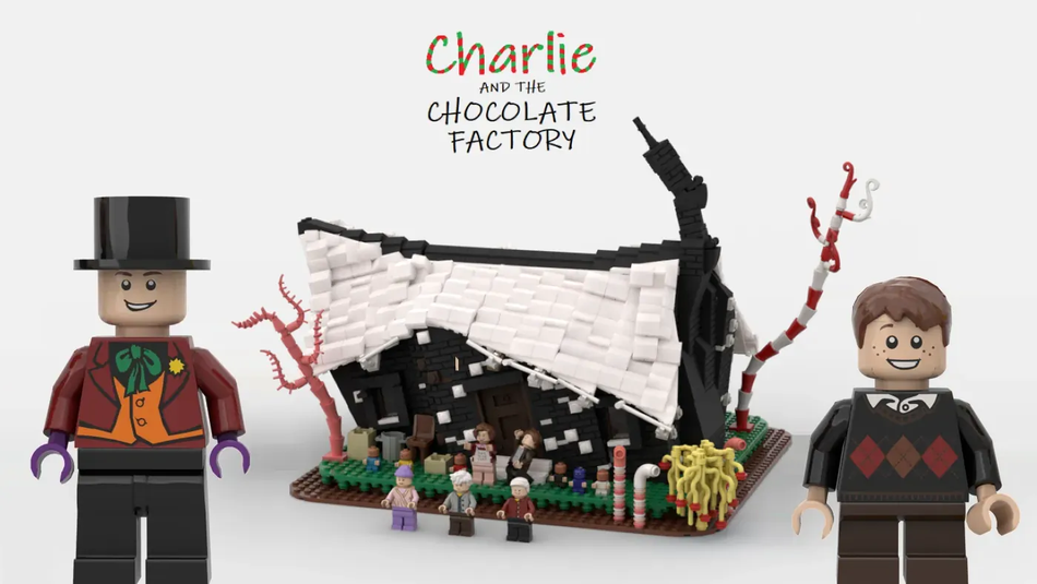 Charlie and the chocolate factory hot sale lego set