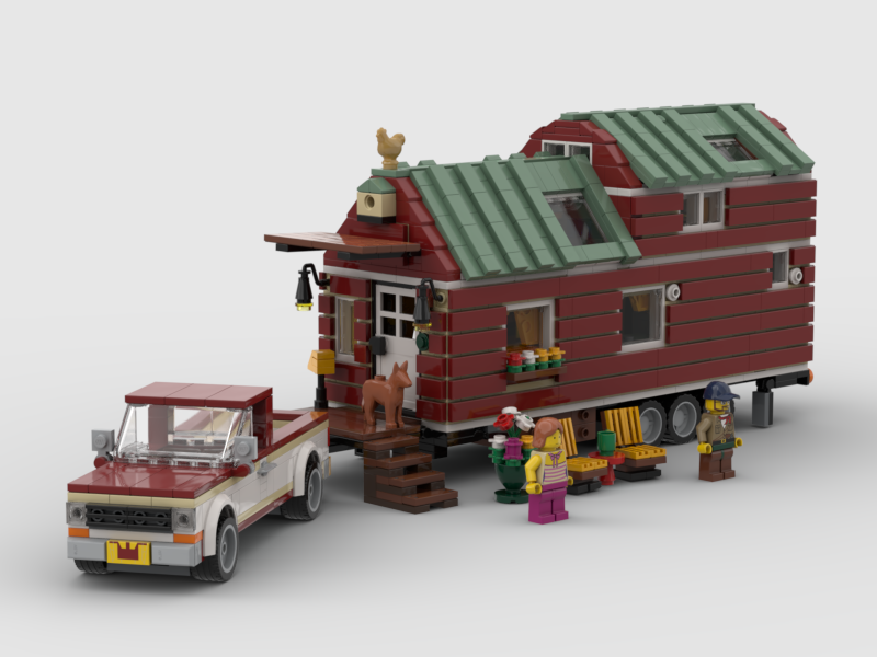 Lego best sale house mini