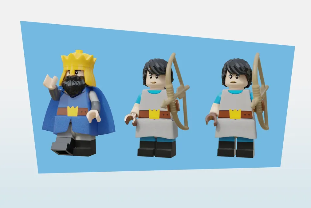 Lego clash best sale royale minifigures