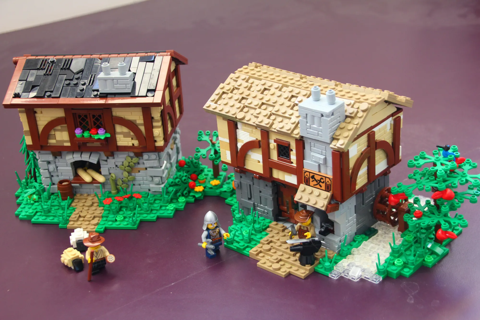 LEGO IDEAS - Medieval Houses - Carpenter and Bakery