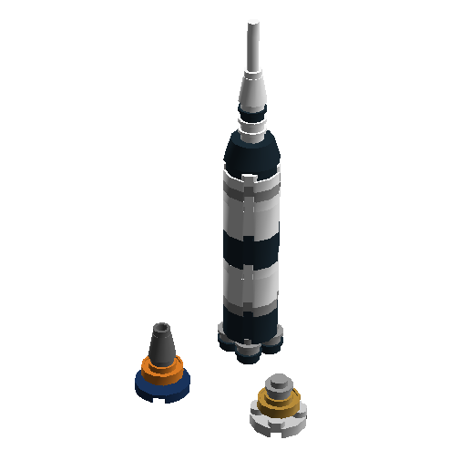 LEGO IDEAS Mini LEGO Ideas Builds Lego Ideas Microscale Saturn V