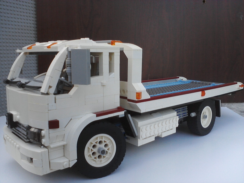 Lego flatbed best sale tow truck