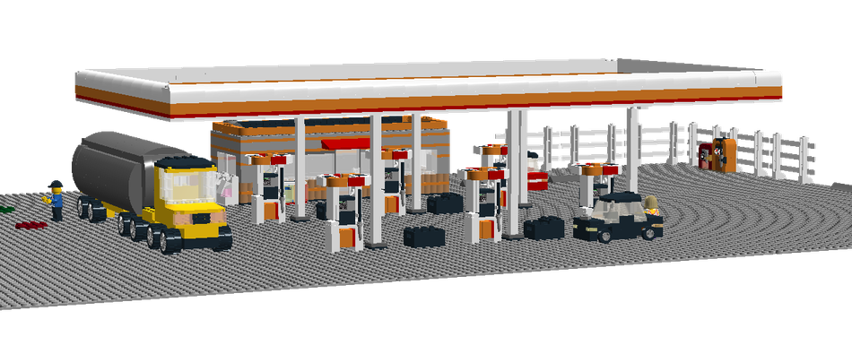 Lego sales fuel station