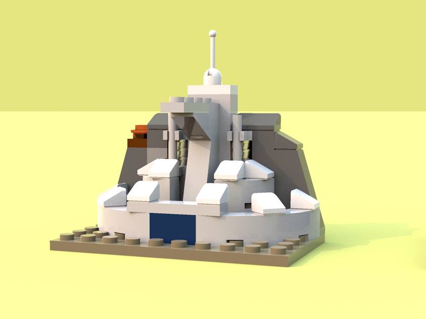 LEGO MOC Micro Minas Tirith by benbuildslego