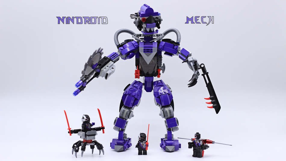 Vært for Abnorm gardin LEGO IDEAS - 10 Years of LEGO® NINJAGO®! - Nindroid Mech