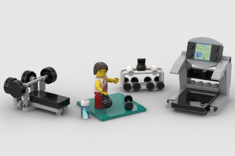 LEGO IDEAS - We love sports! - The Training Gym With Buff Bob