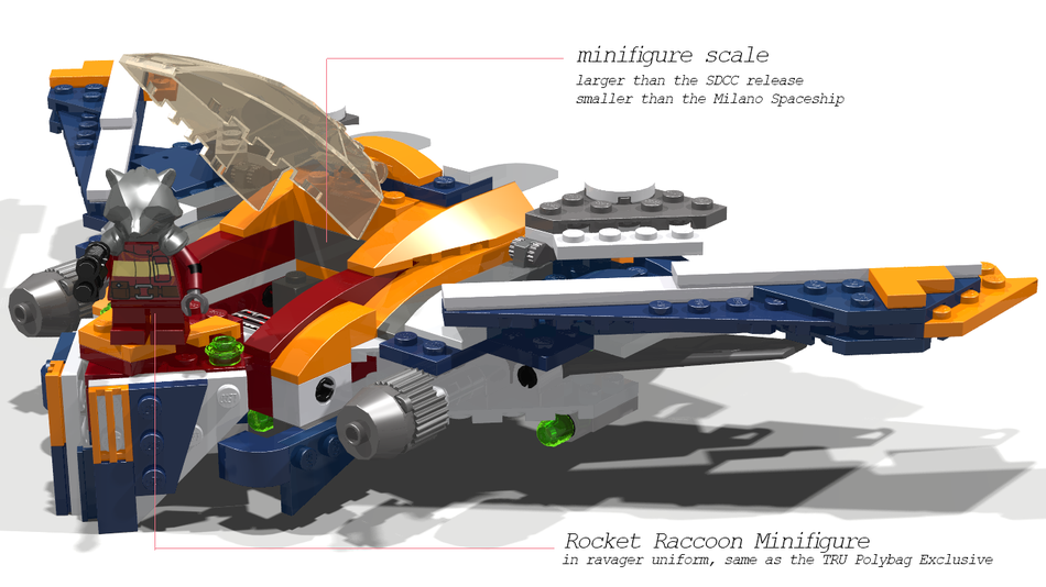 LEGO IDEAS Rocket Raccoon s Warbird