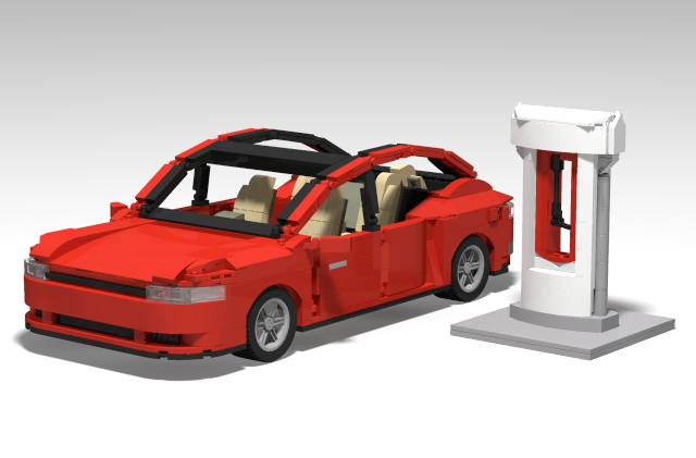 Havoc erwt Geweldig LEGO IDEAS - Tesla Model S with Supercharger