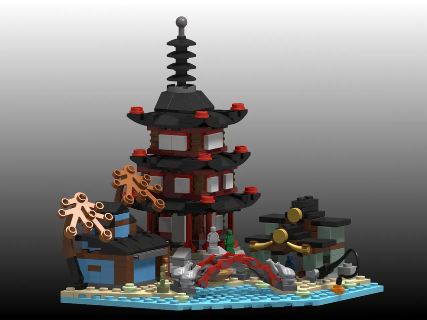 Lego ninjago hot sale pagoda