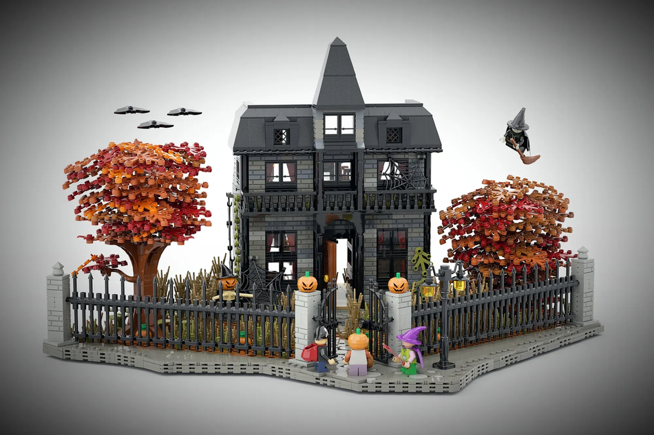 How to build a lego best sale haunted house