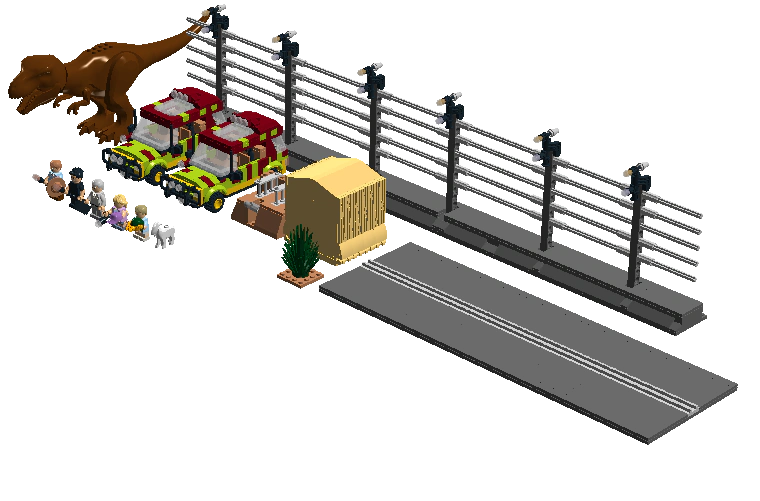 Jurassic Park Tyrannosaurus Paddock | LEGO® Ideas