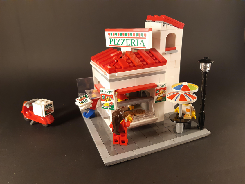 Lego pizza cheap to go