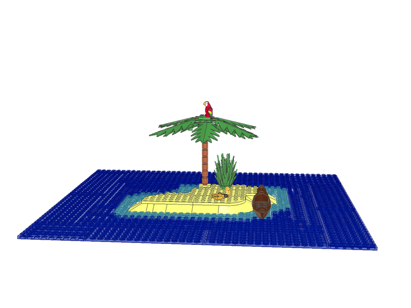 Lego discount island ideas