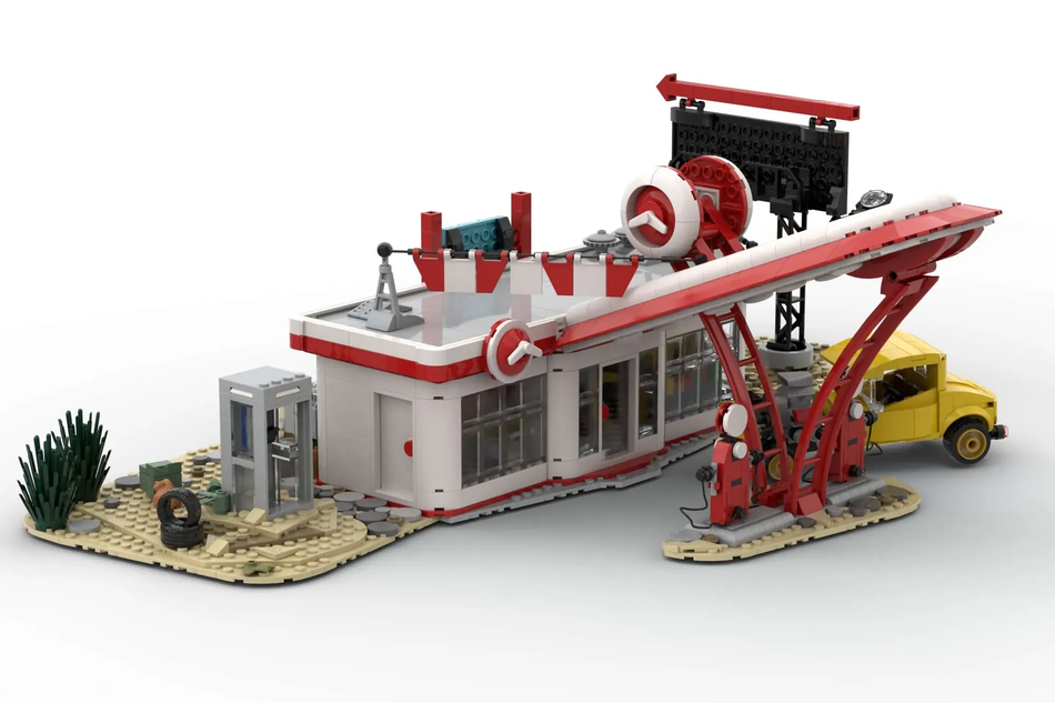 Lego best sale fuel station