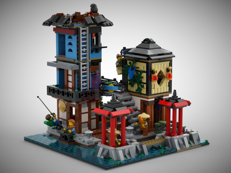 Ninjago discount modular building